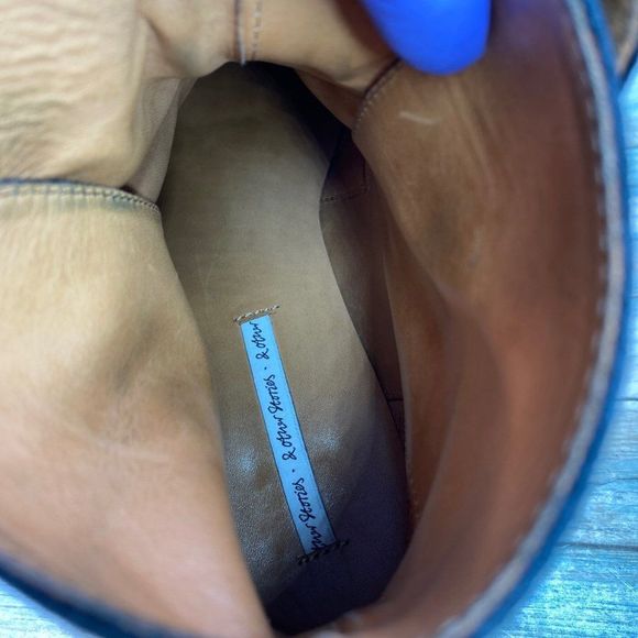 & Other Stories Ankle Boot Bootie Womens 9 Black Suede Stacked Block Heel Casual - Picture 4 of 13